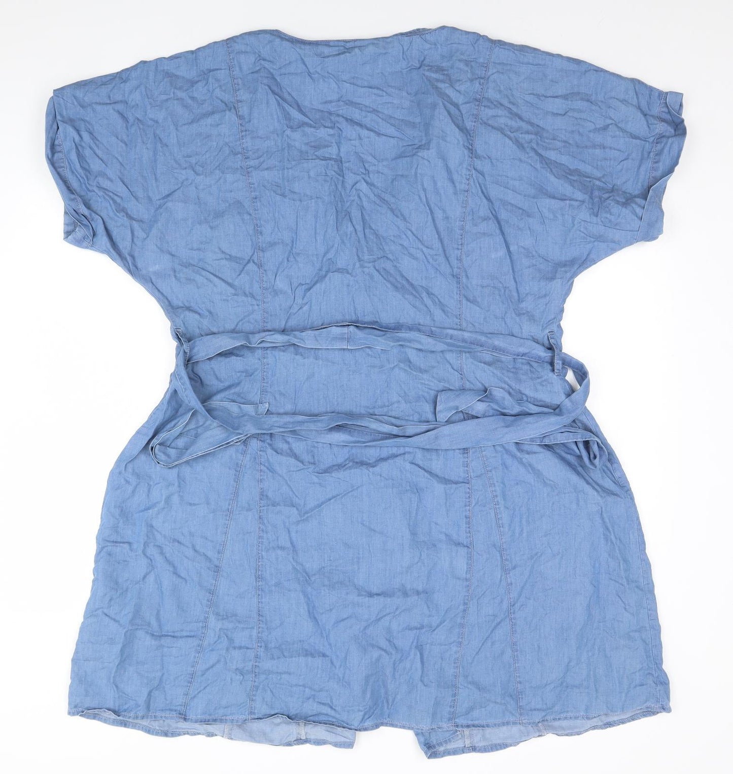 Very Womens Blue   Basic Button-Up Size 18