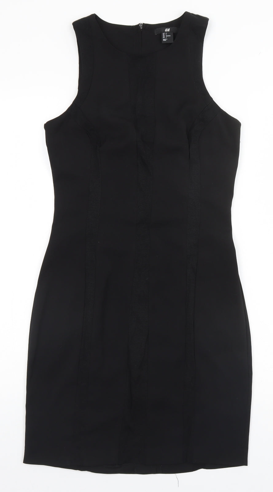 H&M Womens Black   Pencil Dress  Size 6