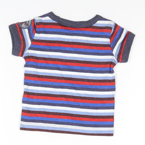 NEXT Baby Multicoloured Striped  Basic T-Shirt Size 3-6 Months