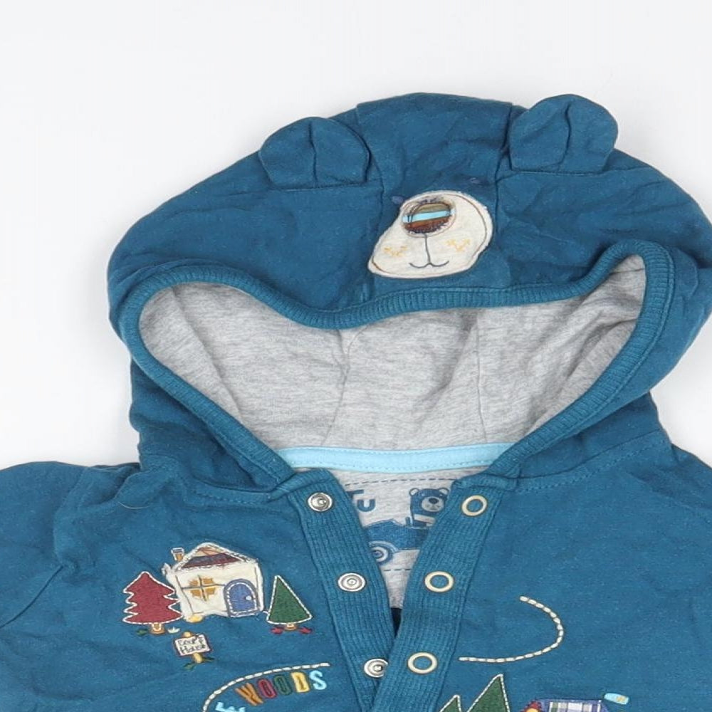 TU  Blue   Pullover Jumper Size 6-9 Months  - Bear
