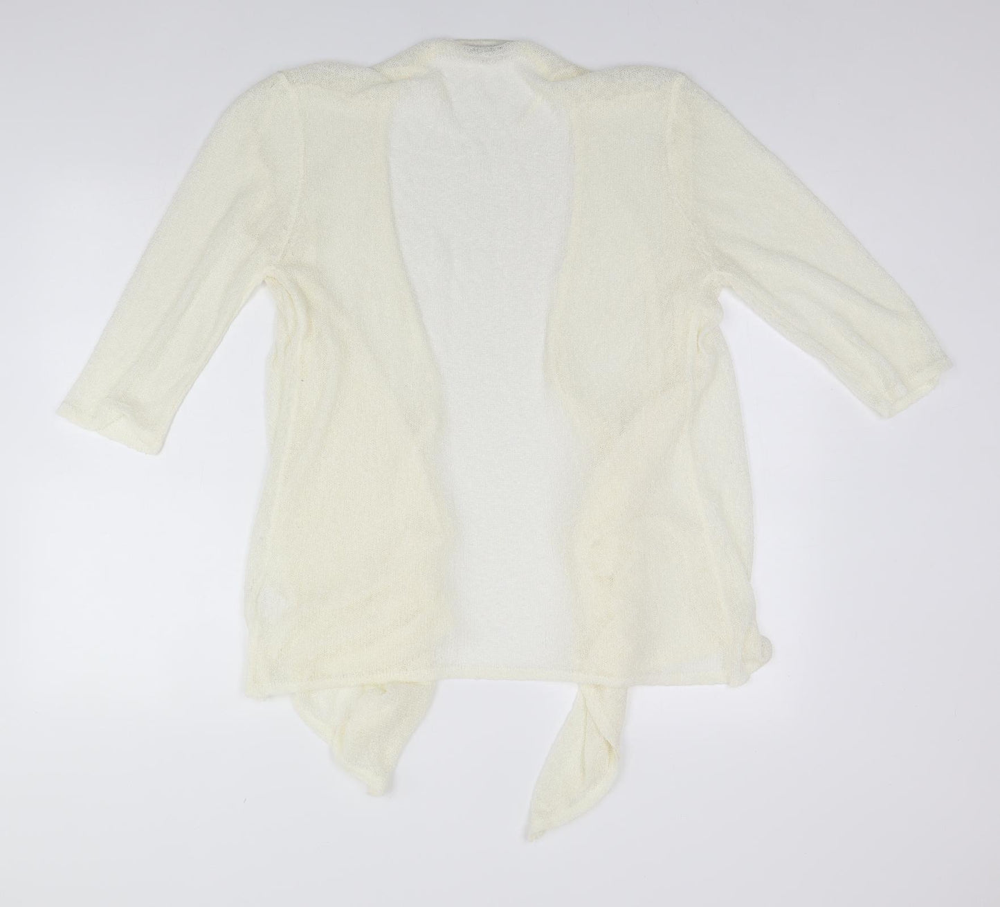 Elisabeth Scott Womens Ivory   Cardigan Jumper Size L