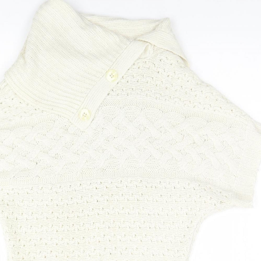 Twenty One Womens Ivory   Pullover Jumper Size 10