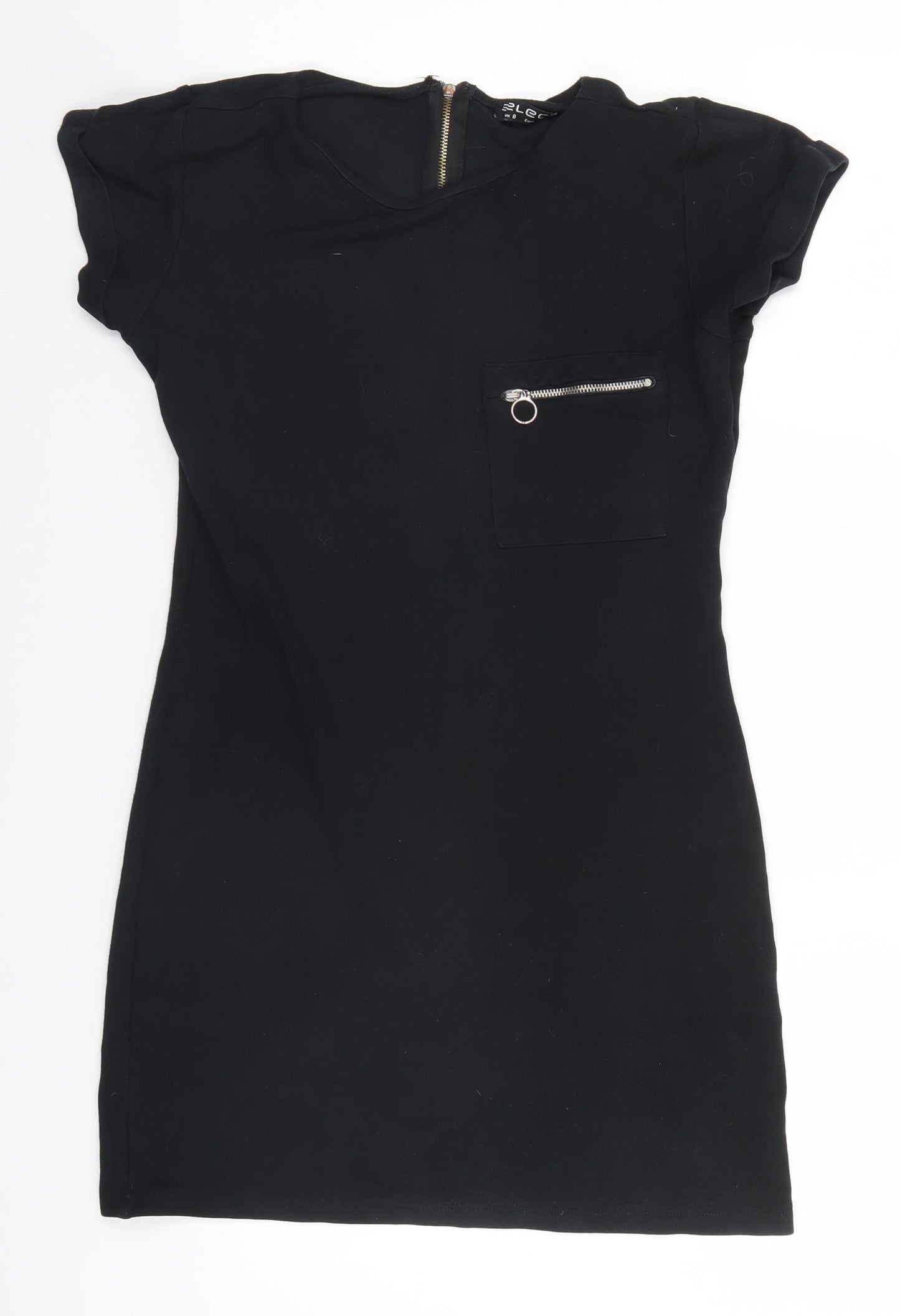 Selected Womens Black   Basic T-Shirt Size 8