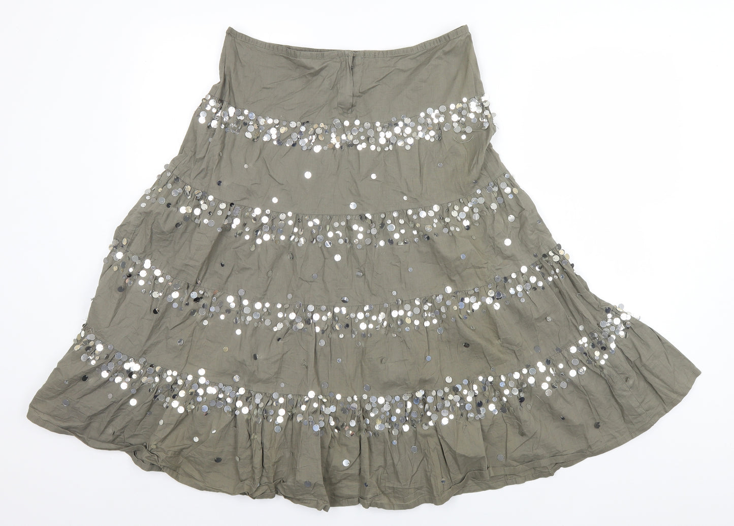 Select Womens Brown   A-Line Skirt Size 10