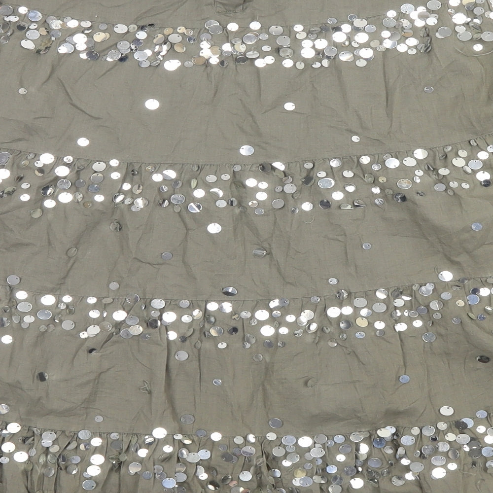 Select Womens Brown   A-Line Skirt Size 10