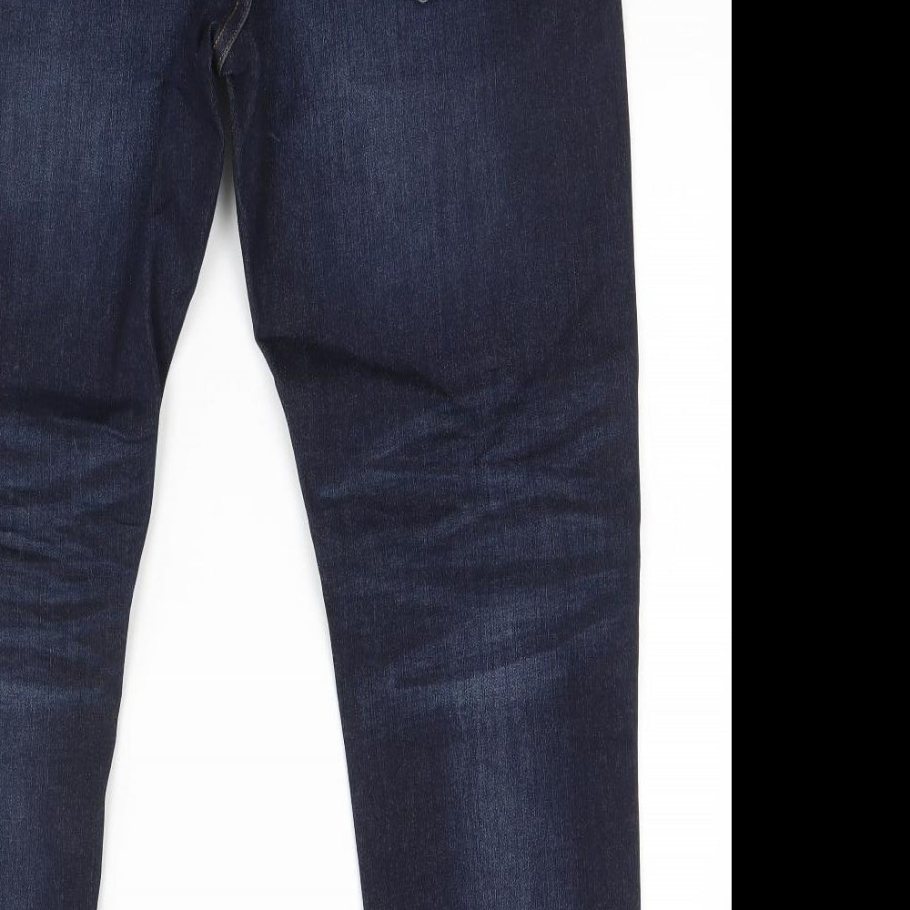 Marks and Spencer Mens Blue   Straight Jeans Size 38 in L29 in