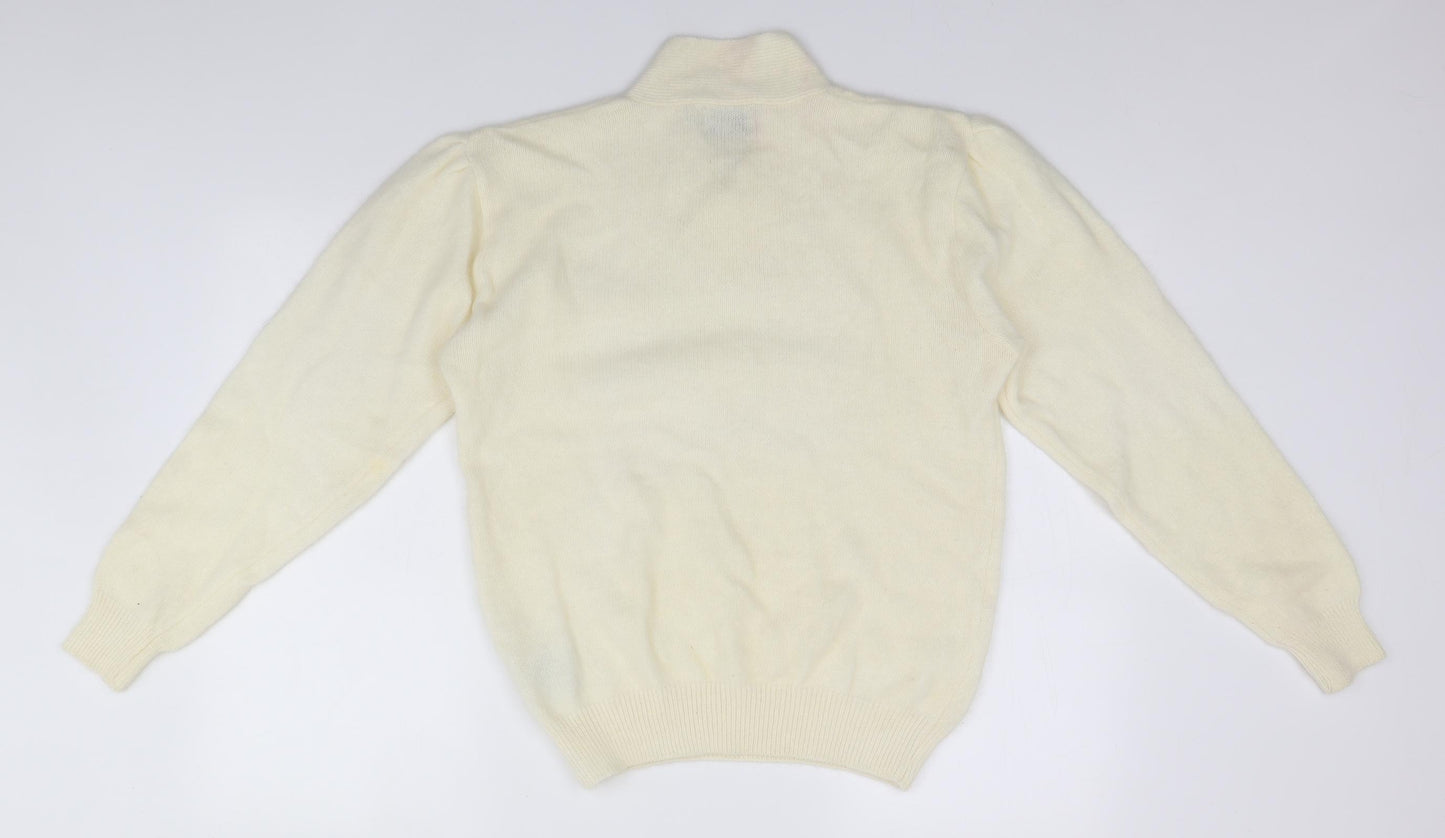 Snatch Womens Ivory   Pullover Jumper