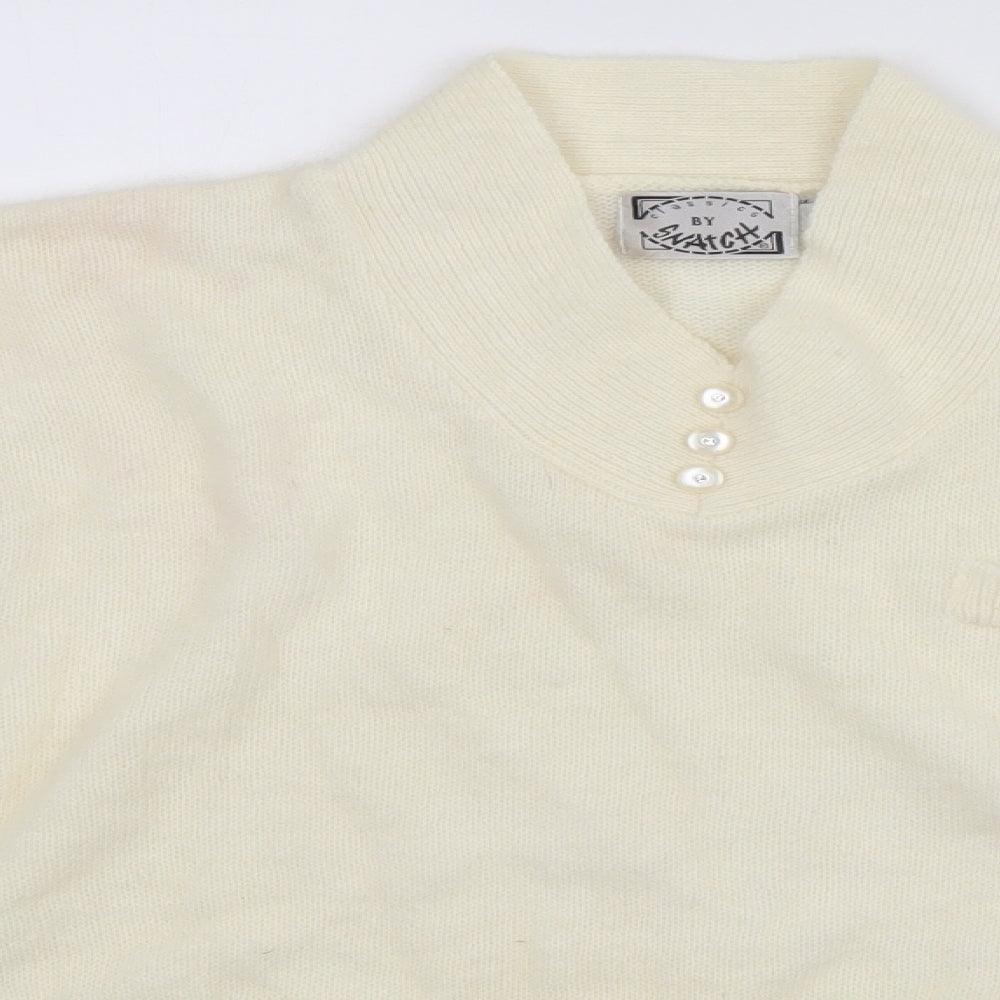 Snatch Womens Ivory   Pullover Jumper