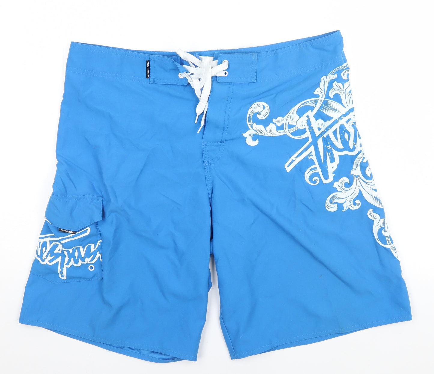 Trespass Mens Blue   Cargo Shorts Size L