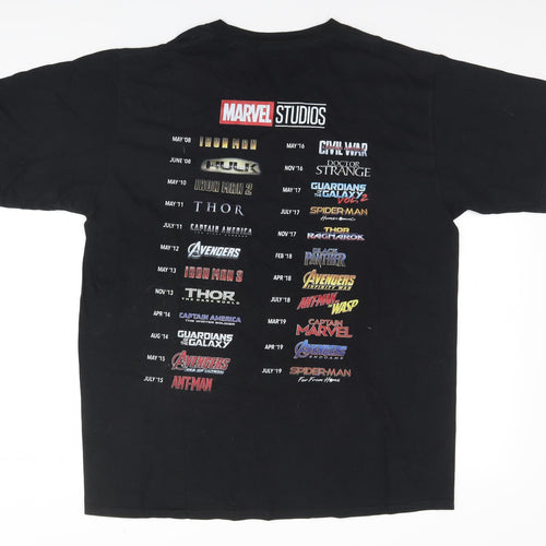 Marvel Studios Mens Black    T-Shirt   - More than A Fan