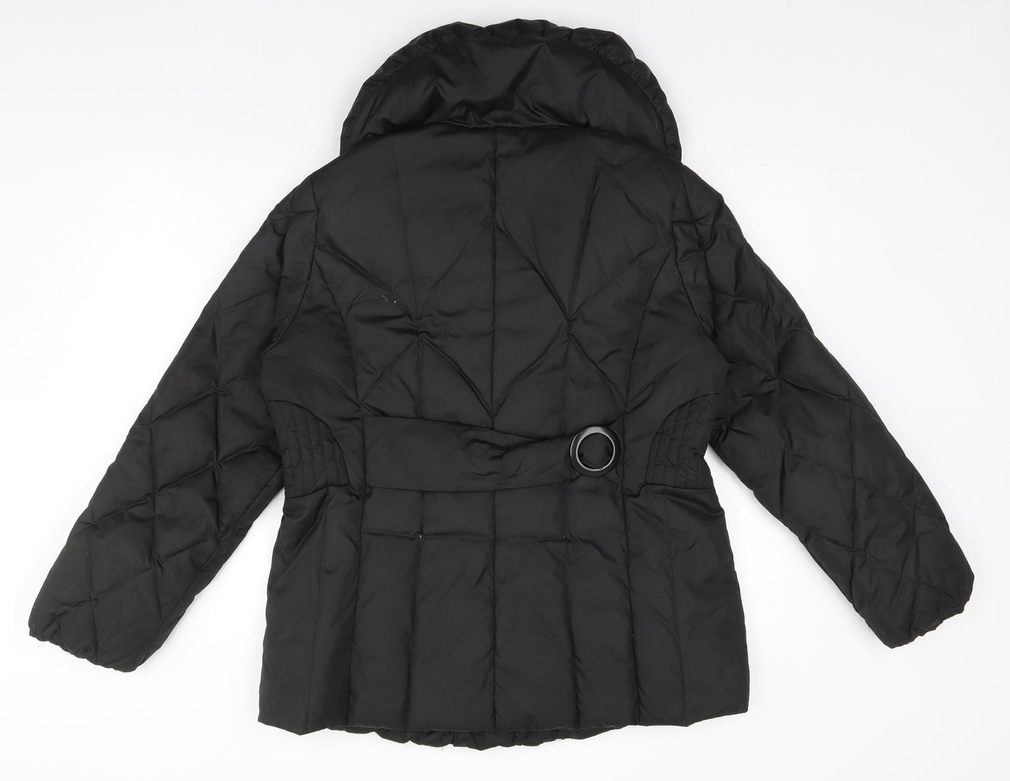 Larry Levine Mens Black   Puffer Jacket Jacket Size L