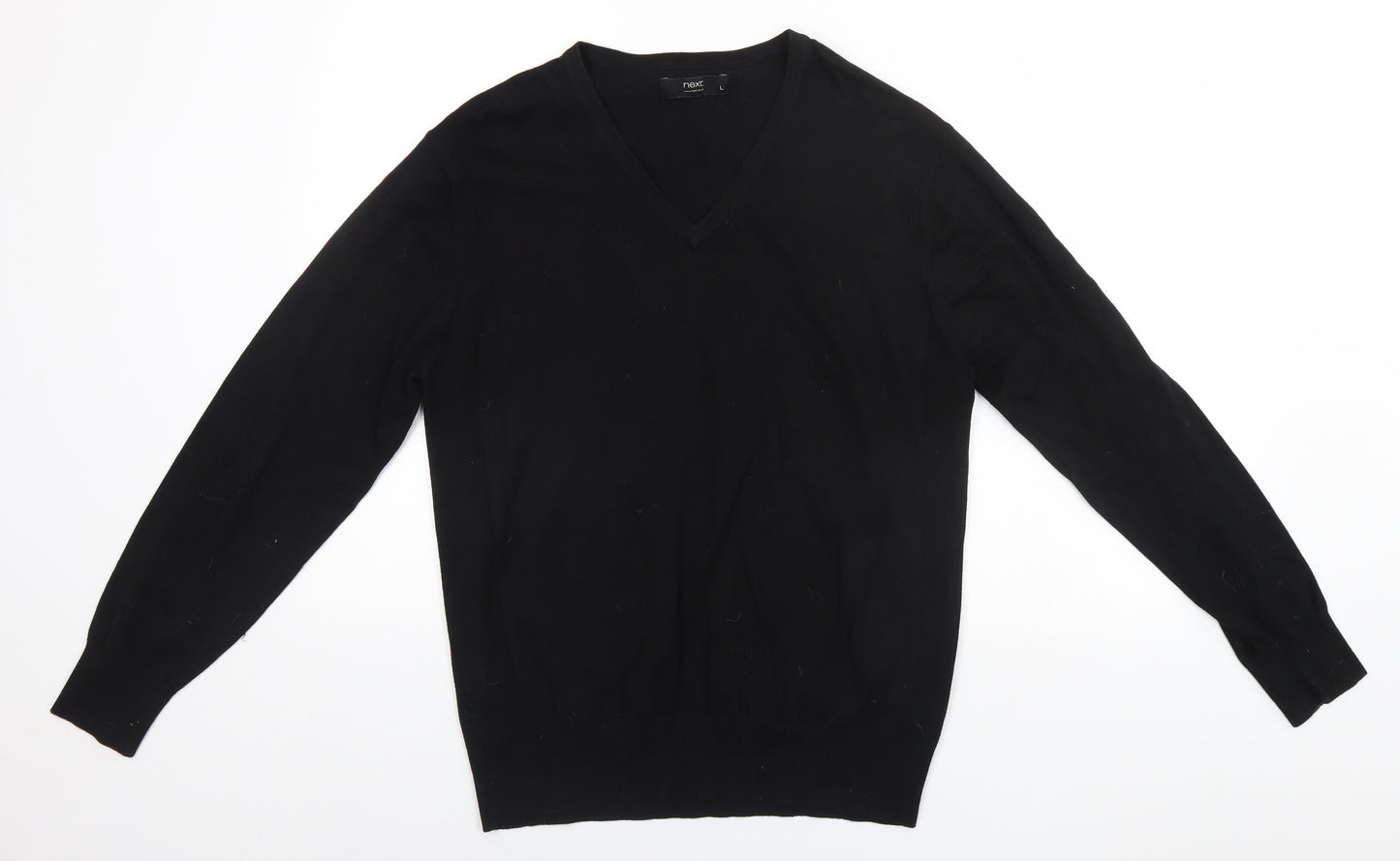 NEXT Mens Black   Pullover Jumper Size L