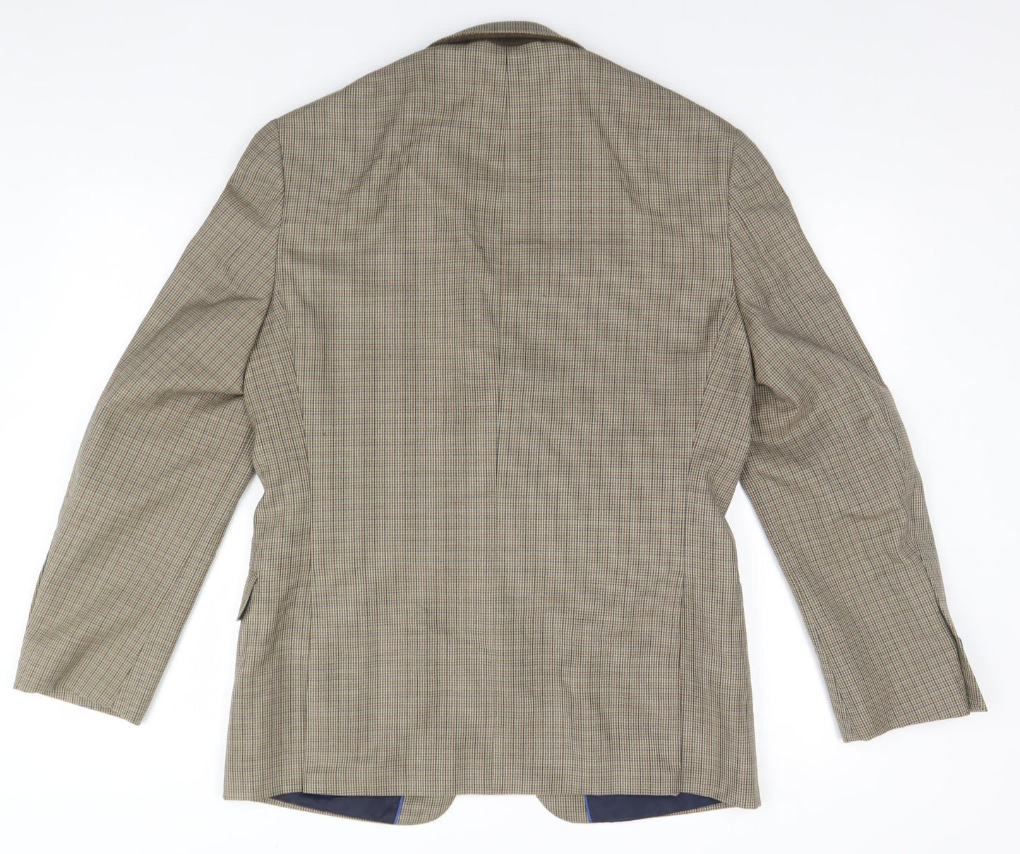 Marks and Spencer Mens Green Houndstooth  Jacket Blazer