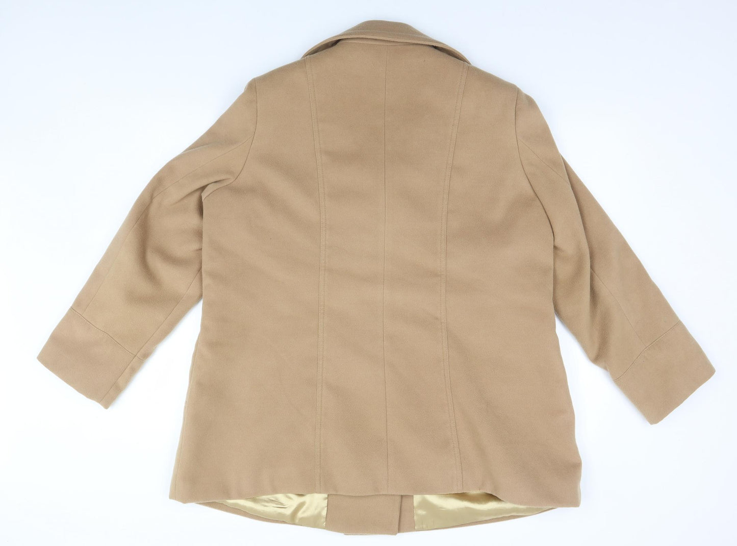 Wardrobe Womens Beige   Overcoat Jacket Size 20