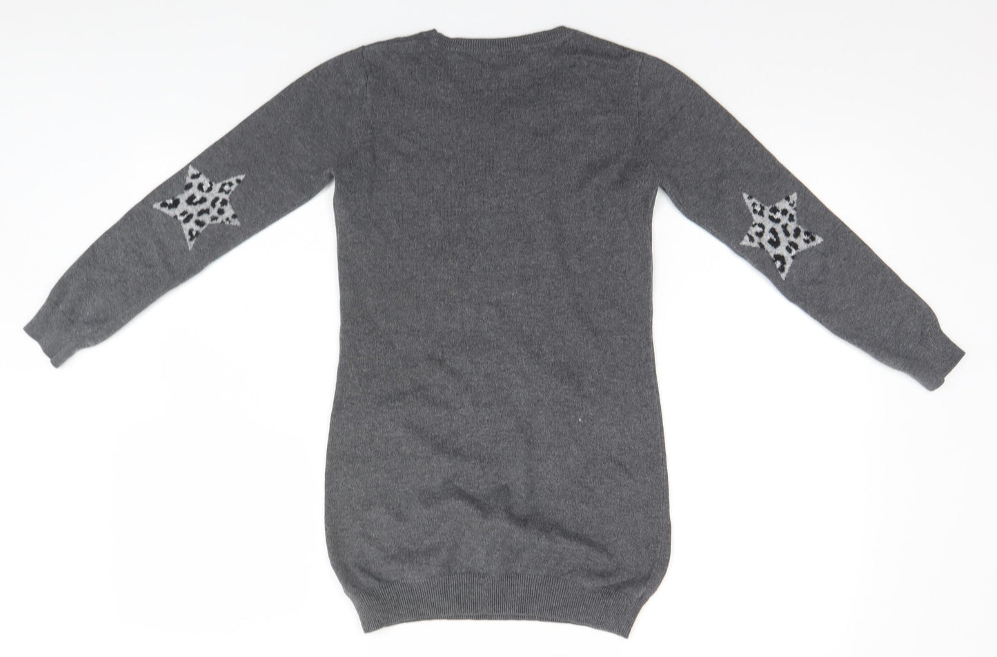 NEXT Girls Grey   Pullover Jumper Size 9-10 Years
