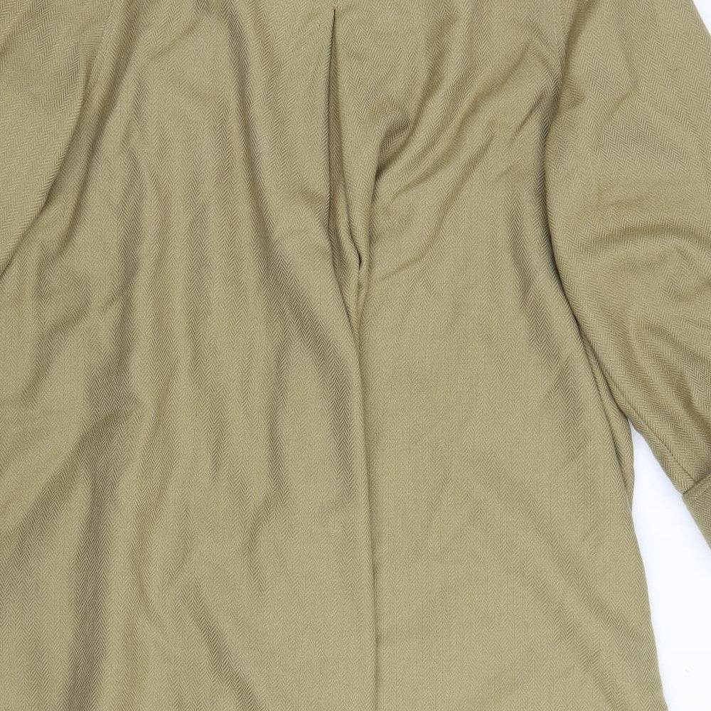 Avoca Mens Beige   Overcoat Coat Size XL