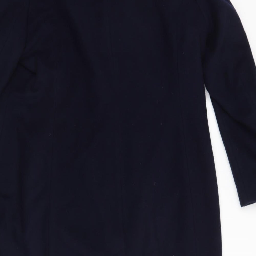 Planet Womens Blue   Overcoat Coat