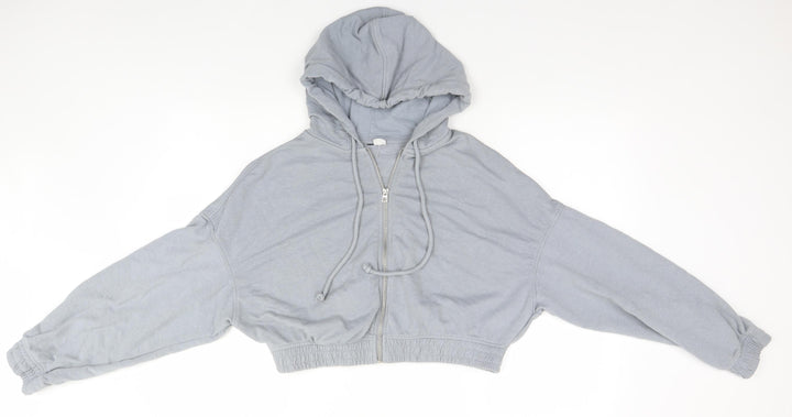 Preworn Womens Grey   Full Zip Hoodie Size L