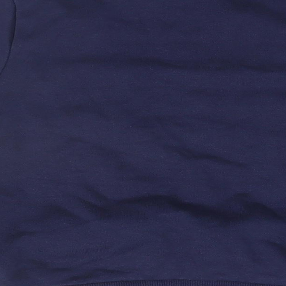 George Boys Blue Round Neck  Cotton Pullover Jumper Size 3-4 Years   - Dinosaur