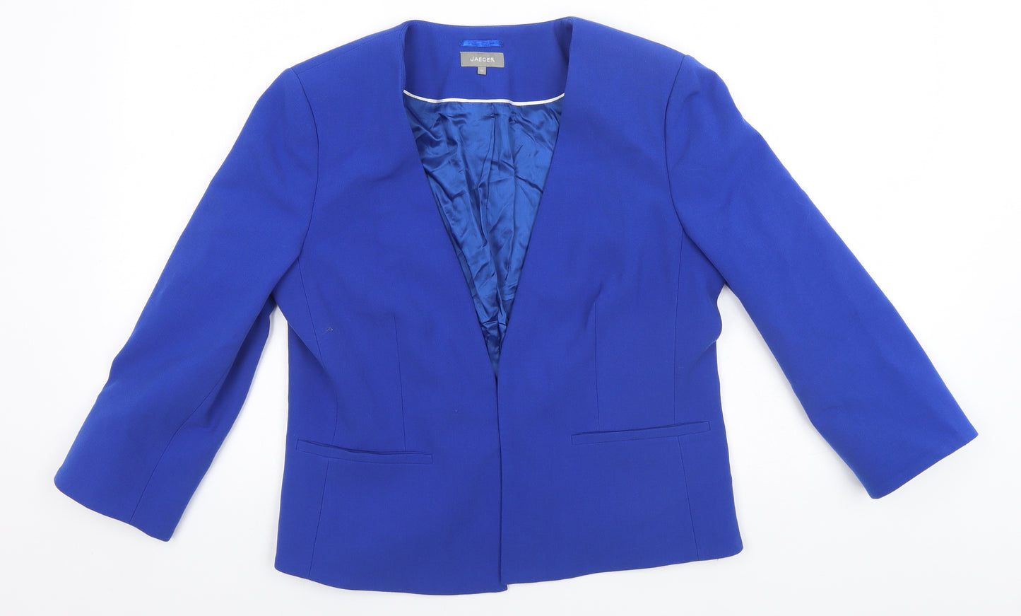 Jaeger Womens Blue   Jacket Blazer Size 12