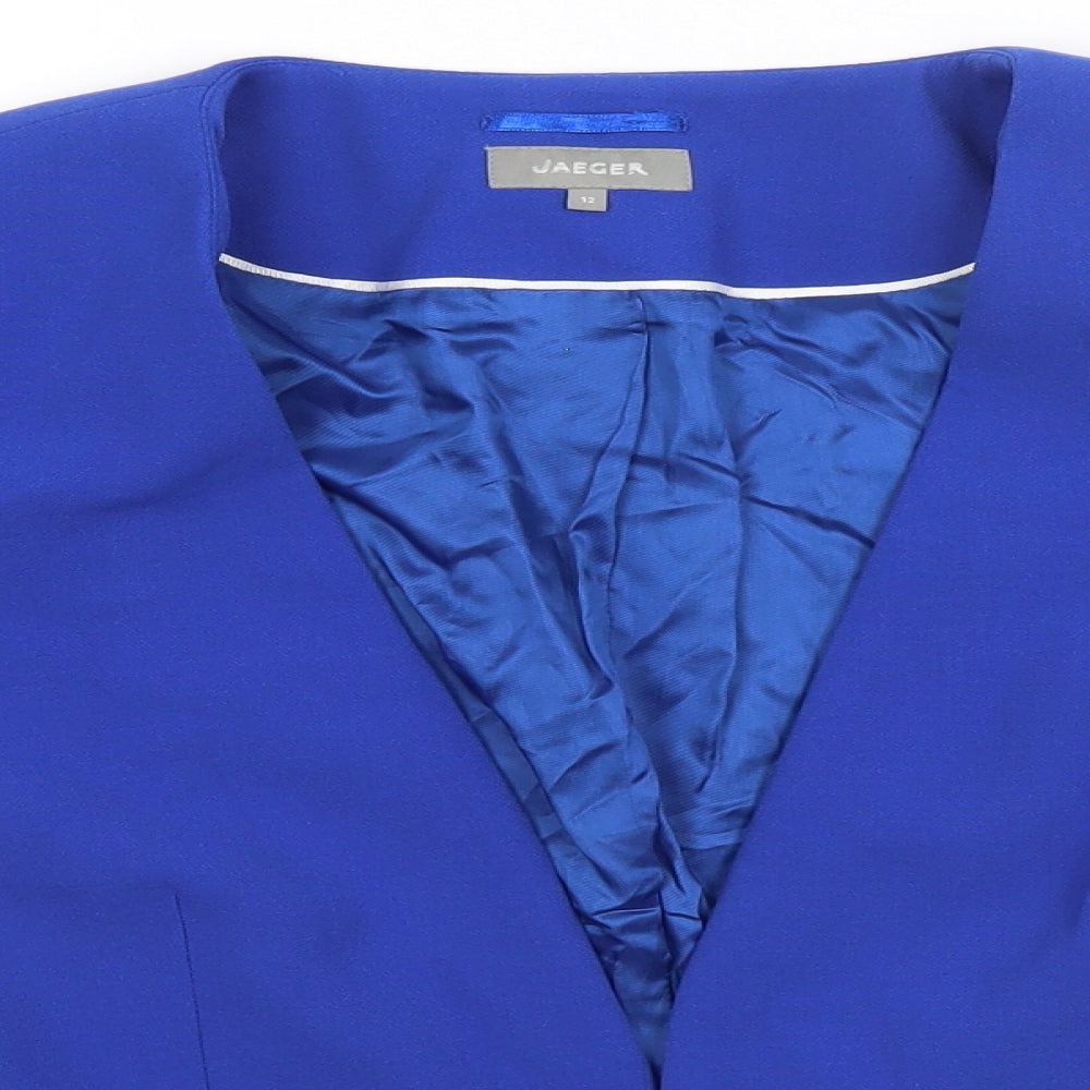 Jaeger Womens Blue   Jacket Blazer Size 12