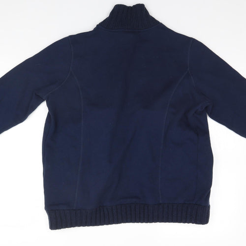 Damart Womens Blue   Cardigan Jumper Size 14