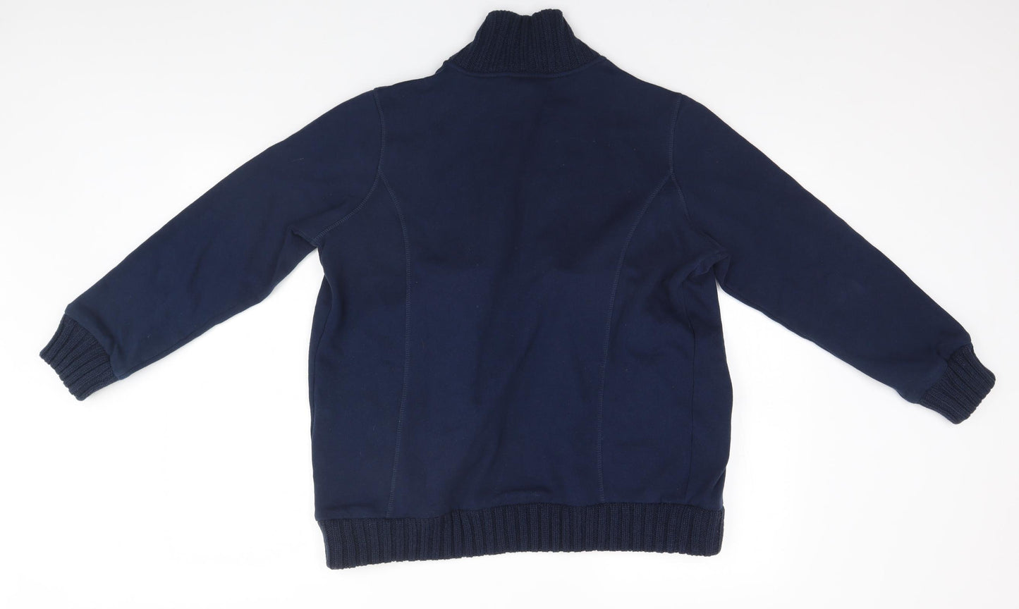 Damart Womens Blue   Cardigan Jumper Size 14
