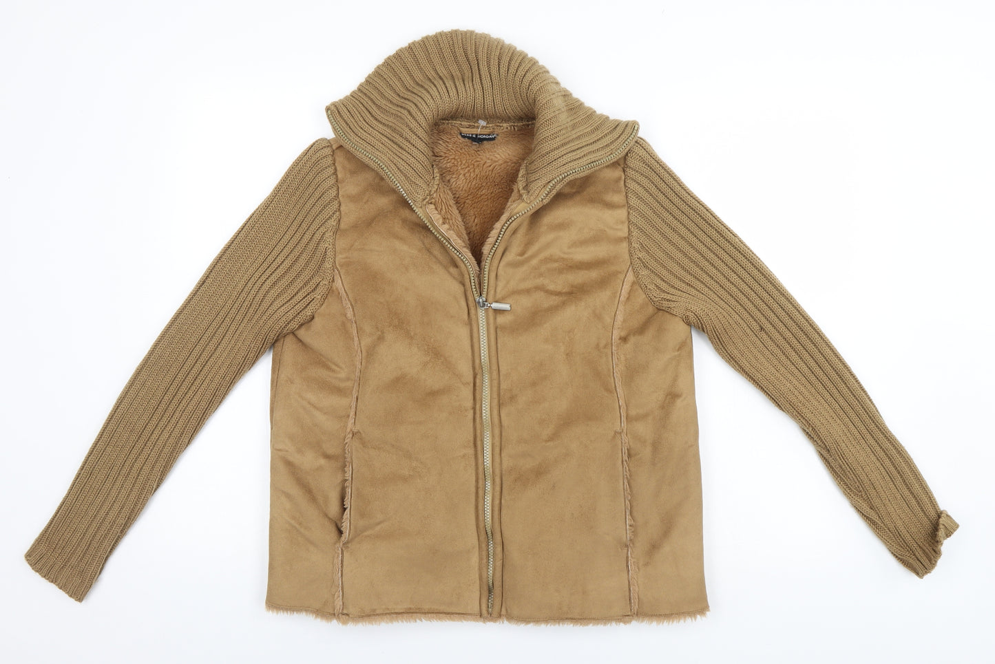 Debbie Morgan Mens Brown   Jacket  Size S