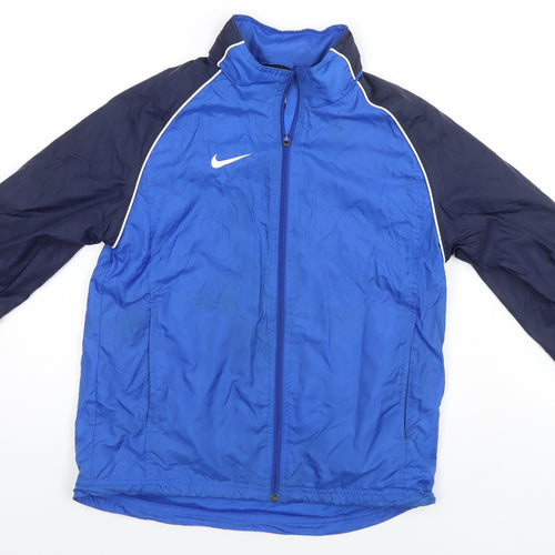 Nike Boys Blue   Rain Coat Coat Size 10-11 Years