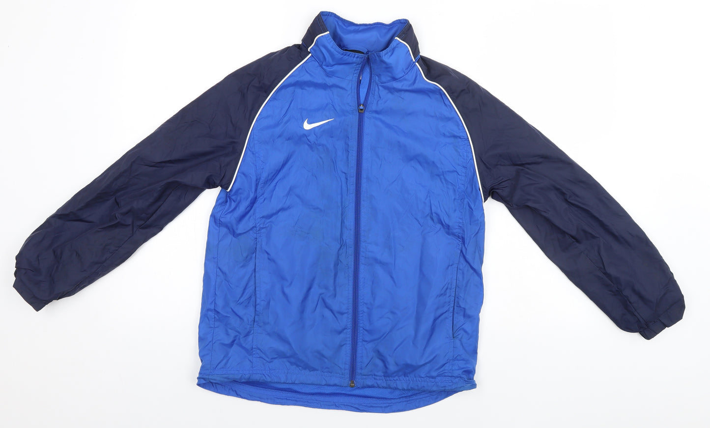 Nike Boys Blue   Rain Coat Coat Size 10-11 Years