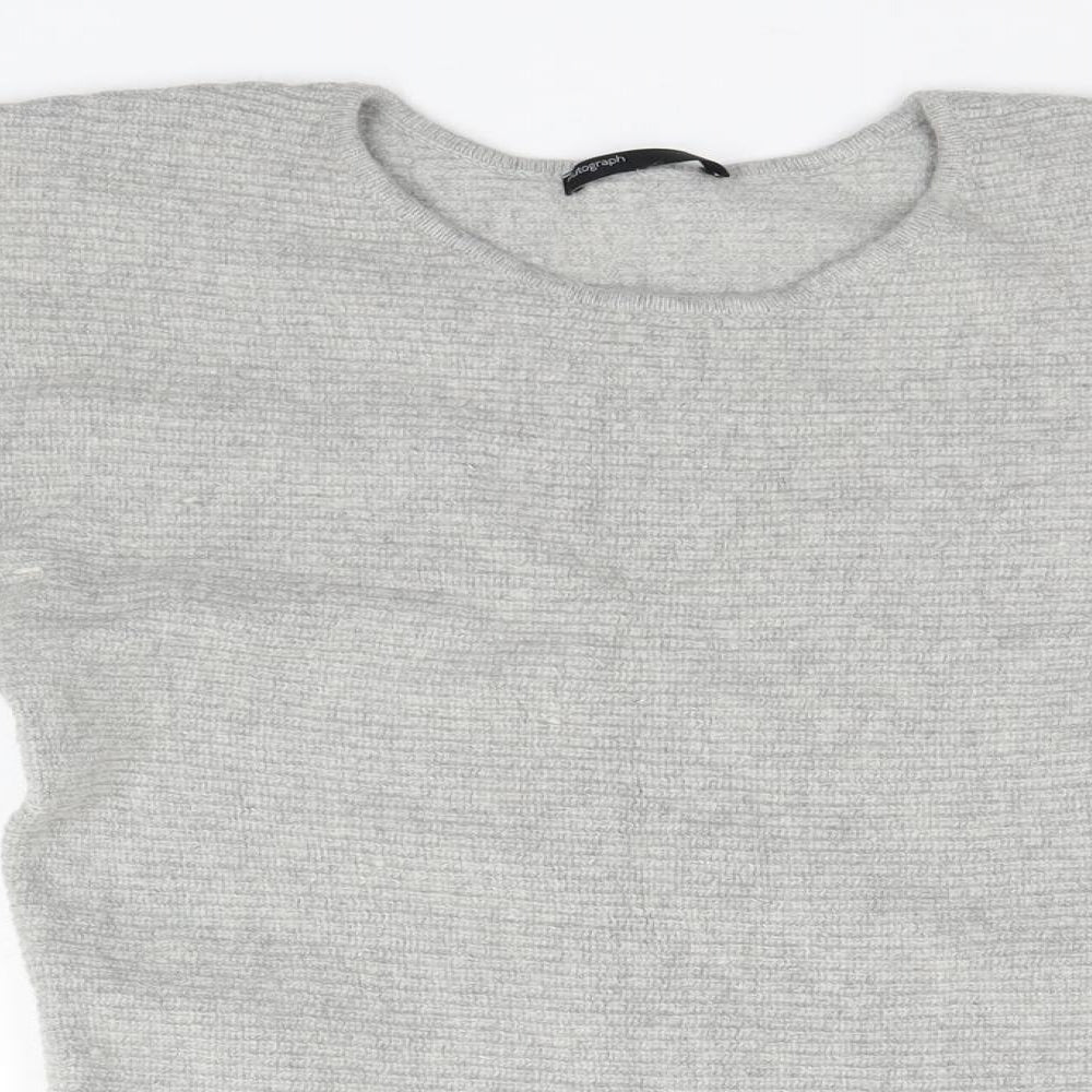 Autograph Womens Grey   Pullover Jumper Size 8