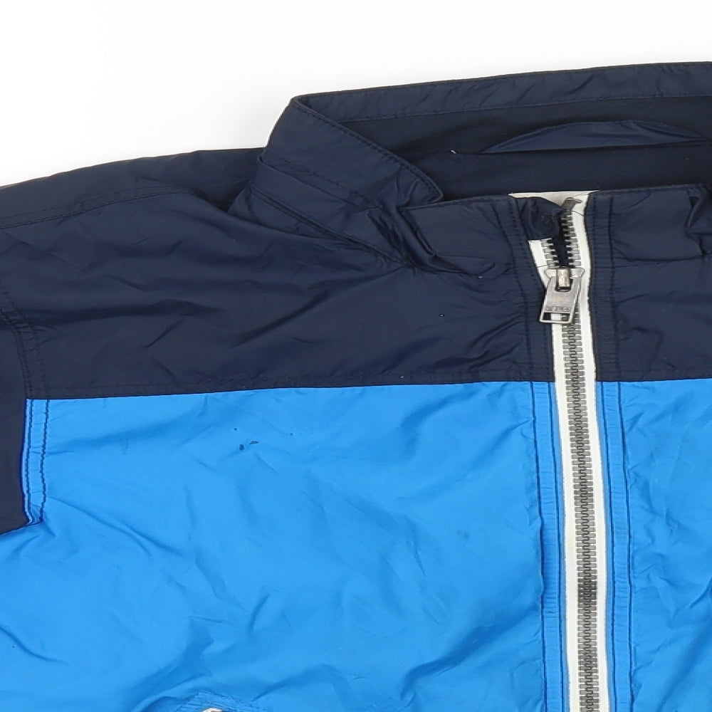 H&M Boys Blue   Full Zip Jumper Size 10-11 Years