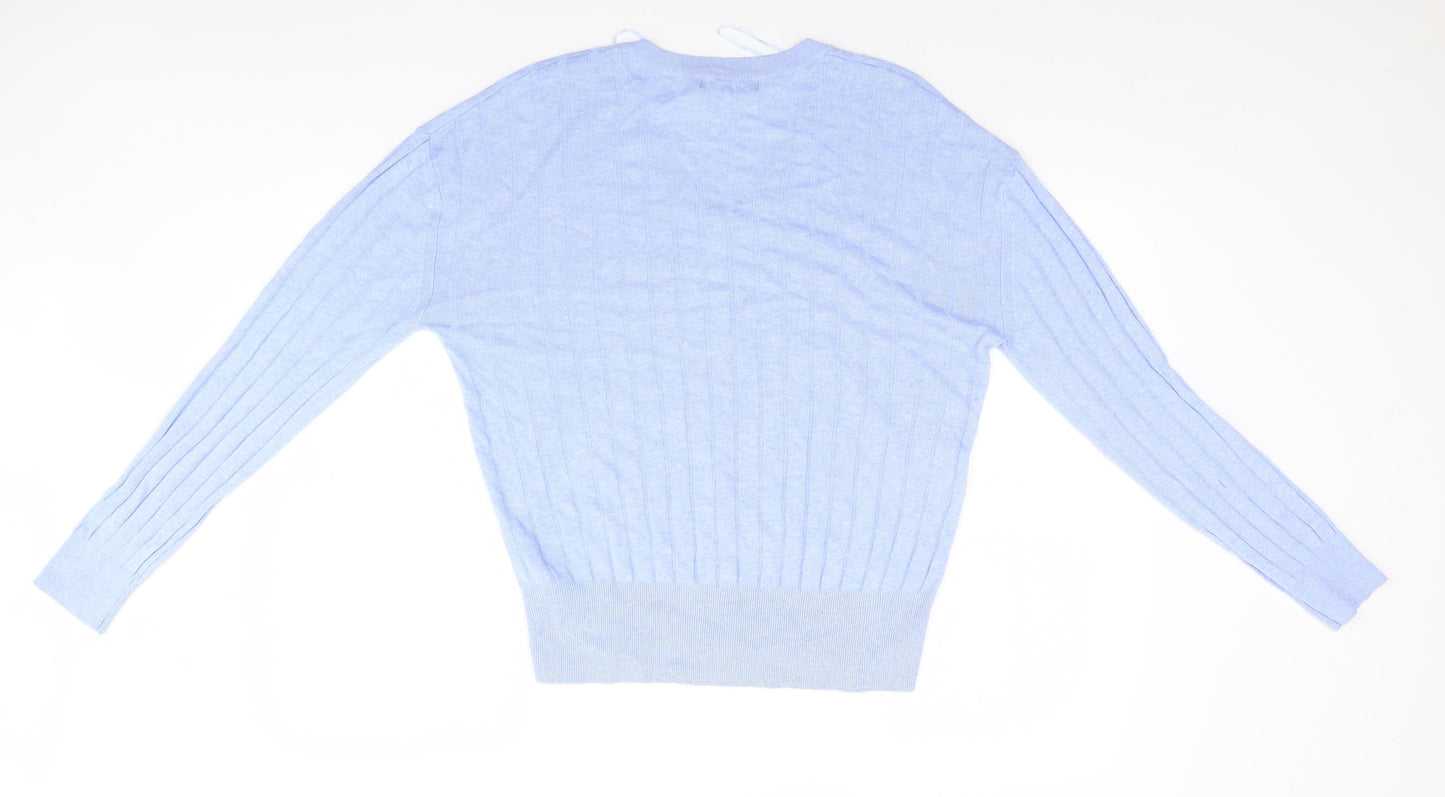 Marks and Spencer Womens Blue   Pullover Jumper Size L