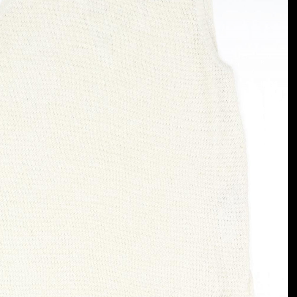 New Look Womens Ivory   Basic Tank Size 12