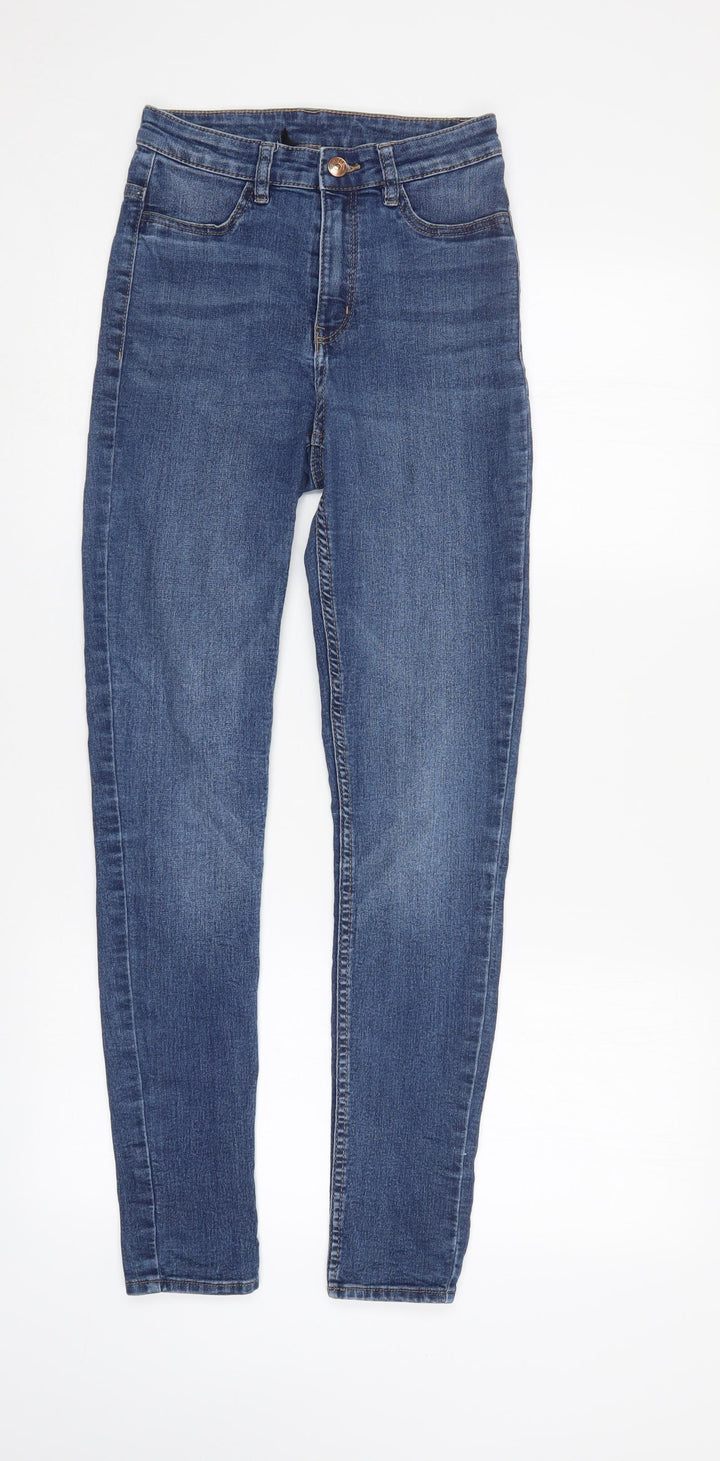 Divided Womens Blue Straight Jeans Size 6 L28 in