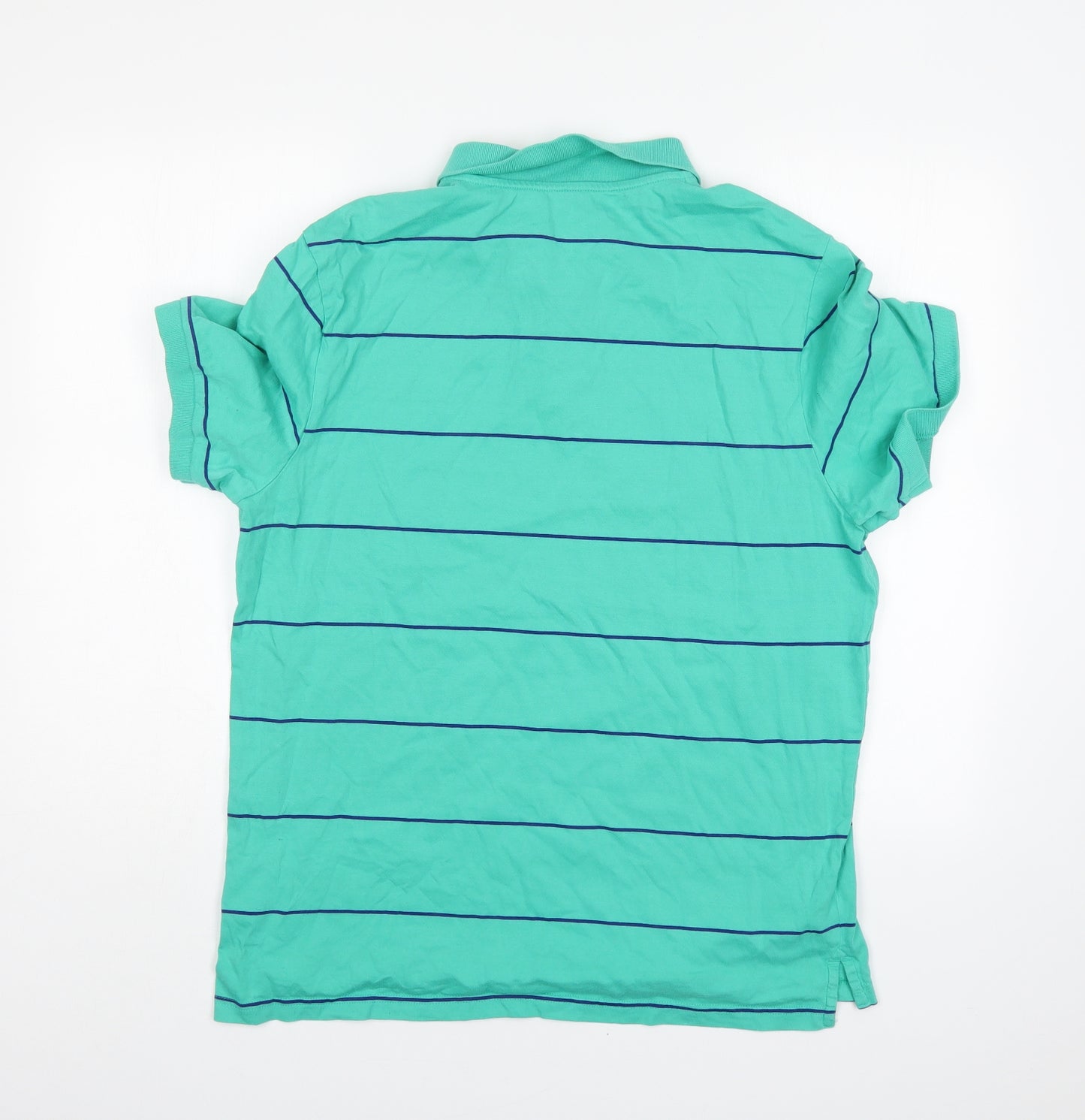 Nike Mens Green Striped   Polo Size XL