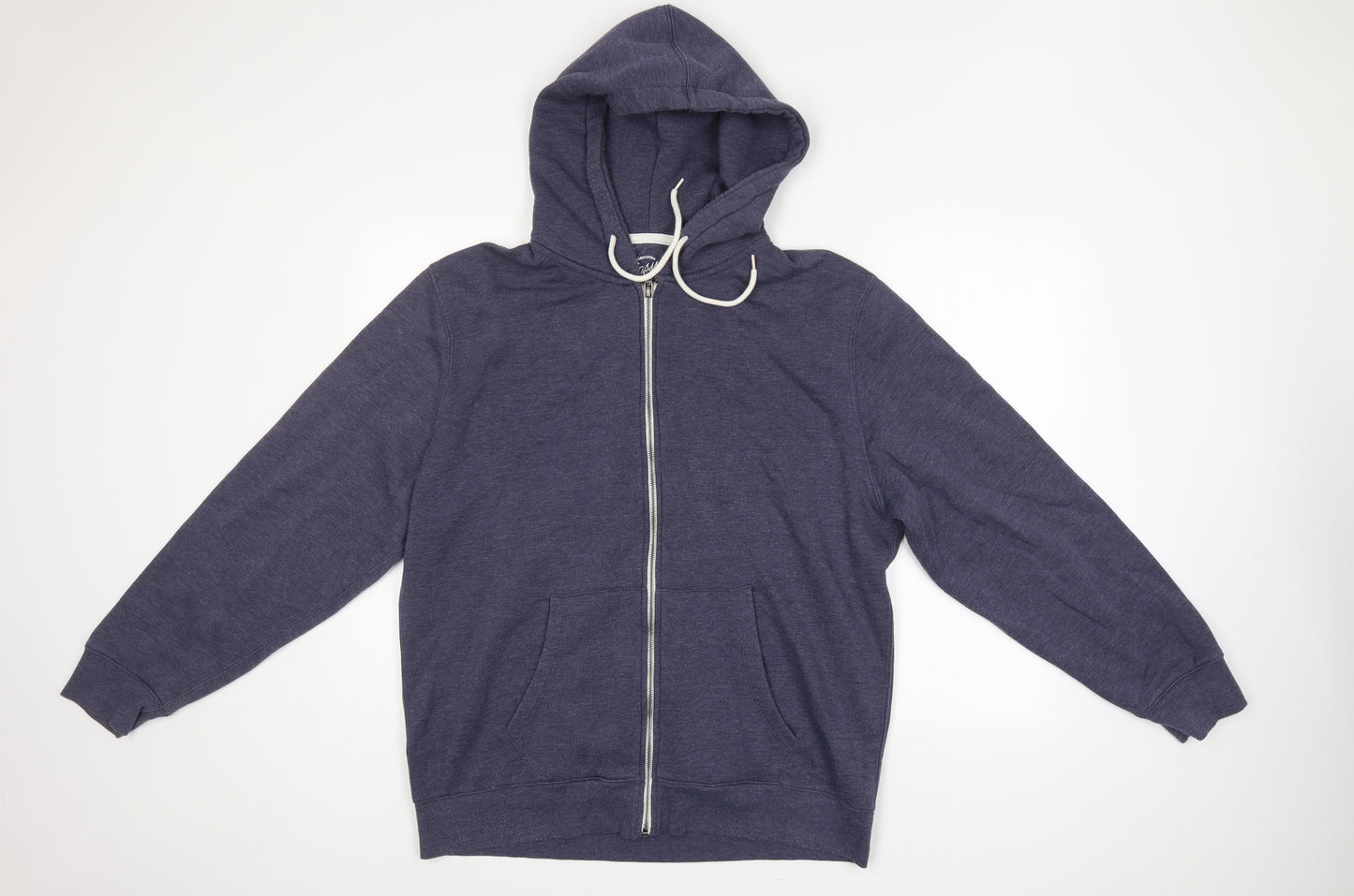 Easy Mens Blue   Full Zip Hoodie Size XL