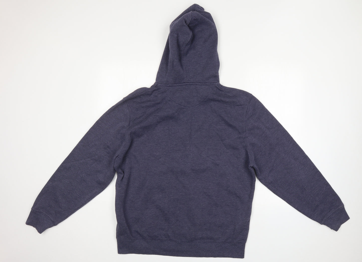 Easy Mens Blue   Full Zip Hoodie Size XL