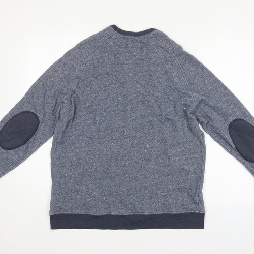 Red Herring Mens Blue   Pullover Sweatshirt Size L