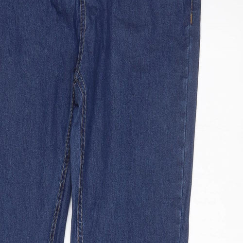 Denim & Co. Womens Blue   Skinny Jeans Size 12 L31 in