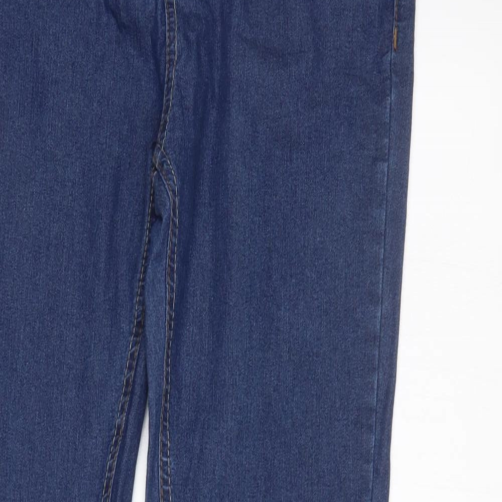 Denim & Co. Womens Blue   Skinny Jeans Size 12 L31 in