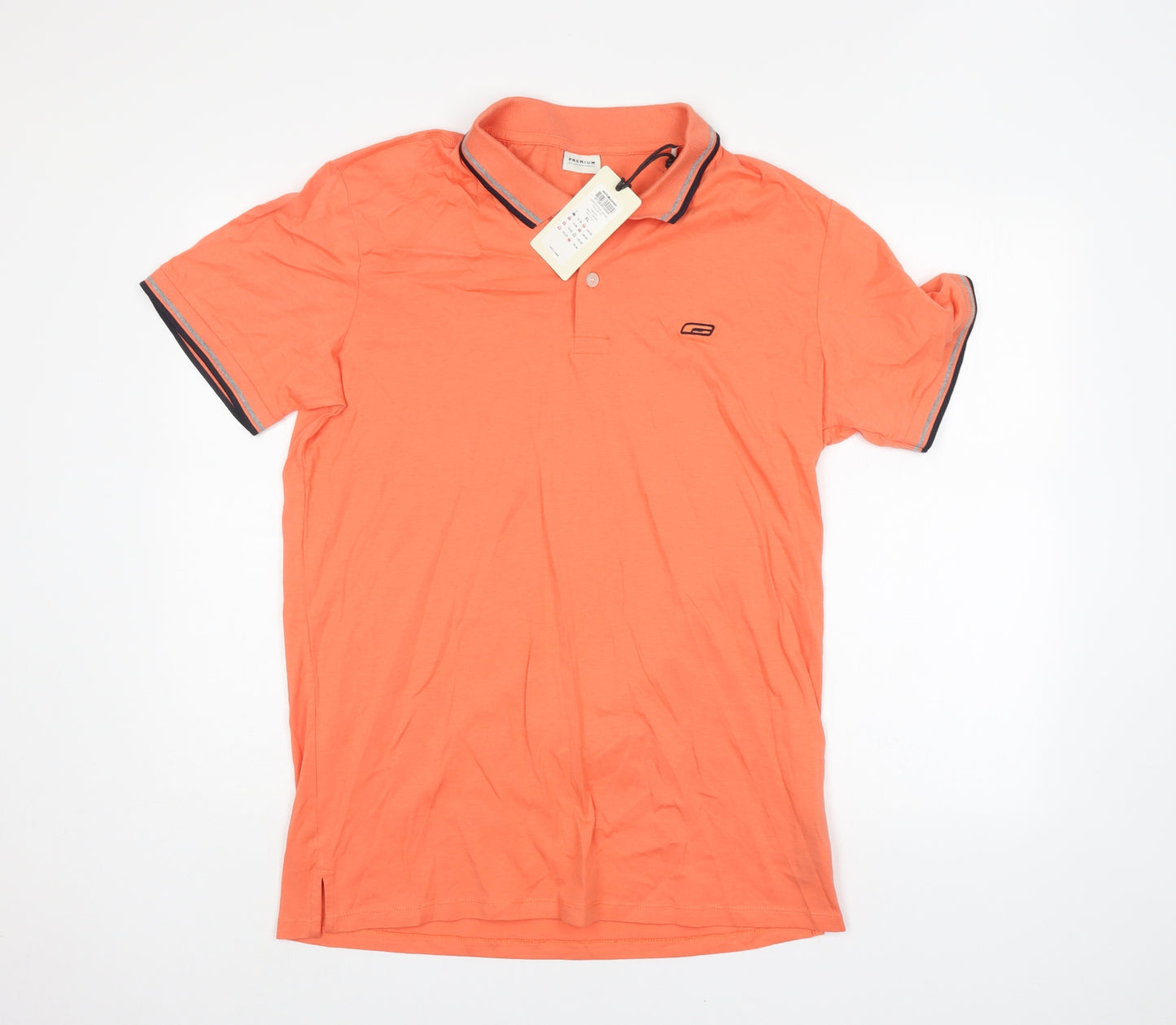 JACK & JONES Mens Orange    Polo Size XL