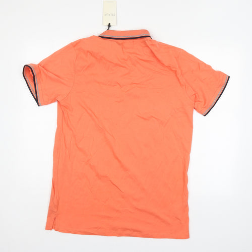 JACK & JONES Mens Orange    Polo Size XL