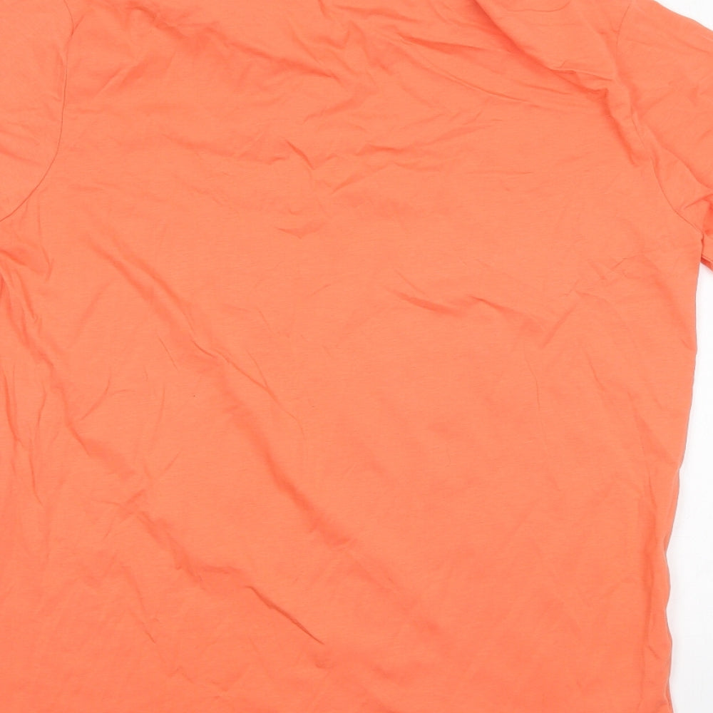 JACK & JONES Mens Orange    Polo Size XL