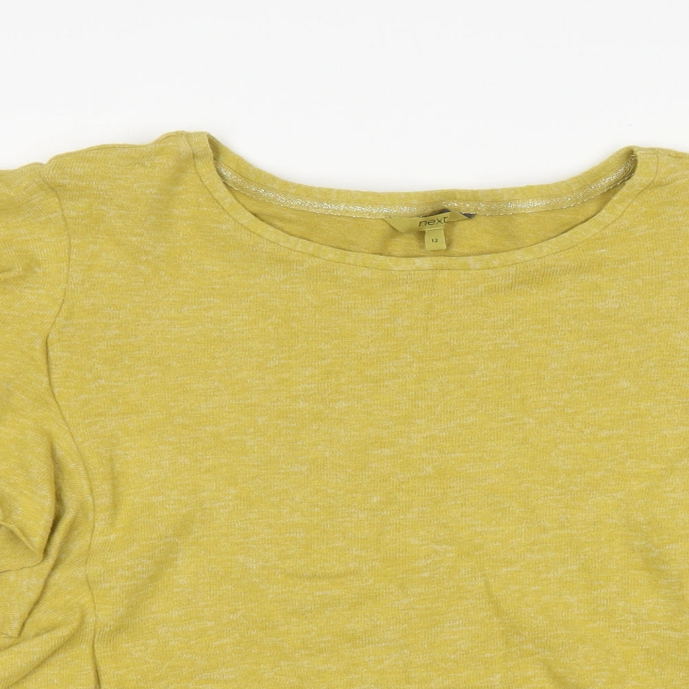 NEXT Womens Yellow   Pullover Jumper Size 12