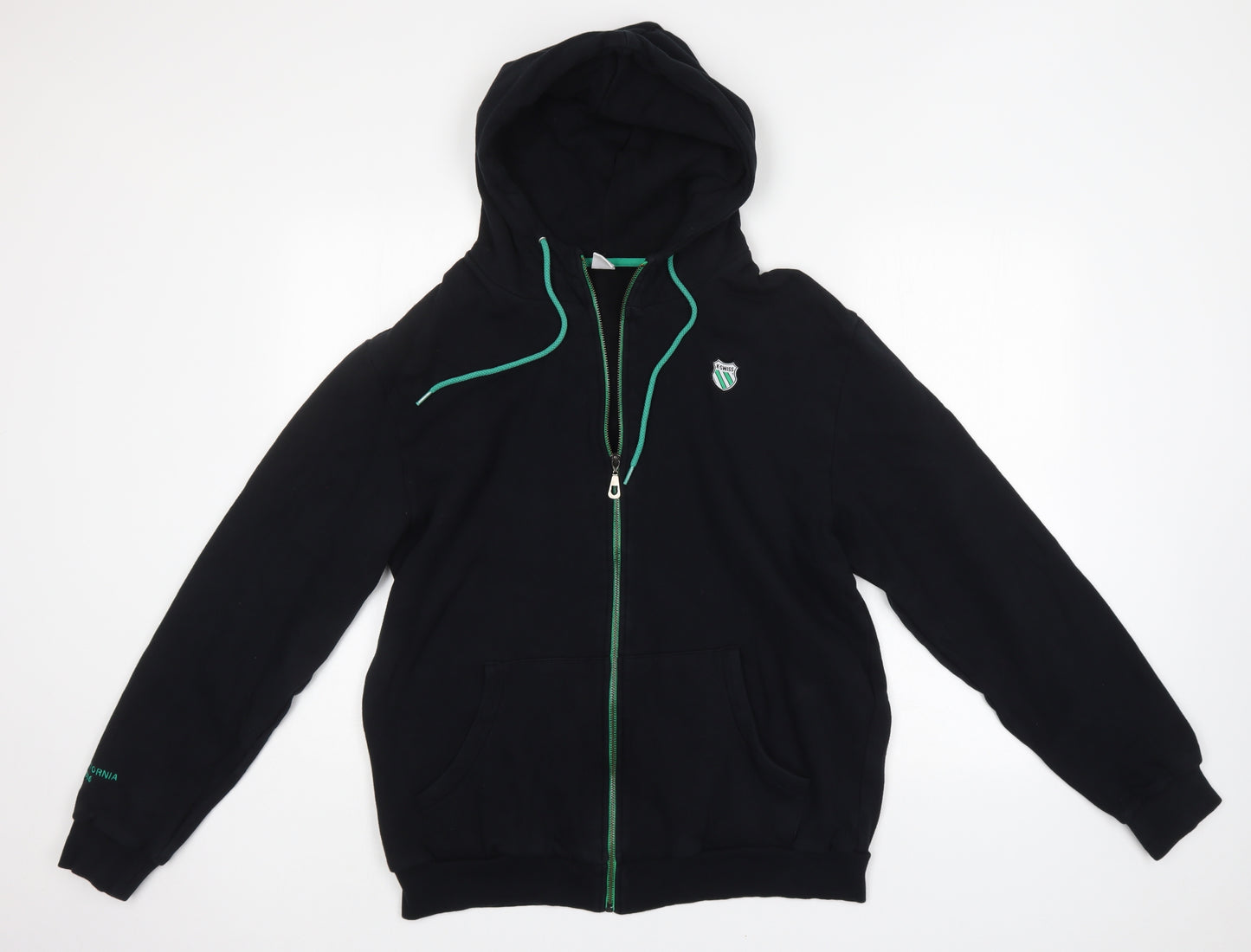 K Swiss Mens Black   Pullover Hoodie Size L