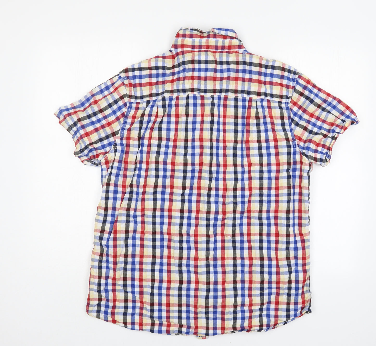 New Look Mens Multicoloured Plaid   Button-Up Size XL