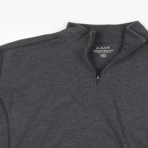 Easy Mens Grey   Pullover Jumper Size XL
