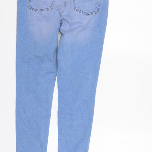 Denim & Co. Womens Blue   Tapered Jeans Size 12 L29 in - Elastic Waist