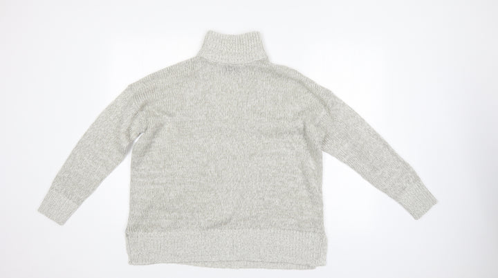 New Look Womens Grey Pullover Jumper Size M